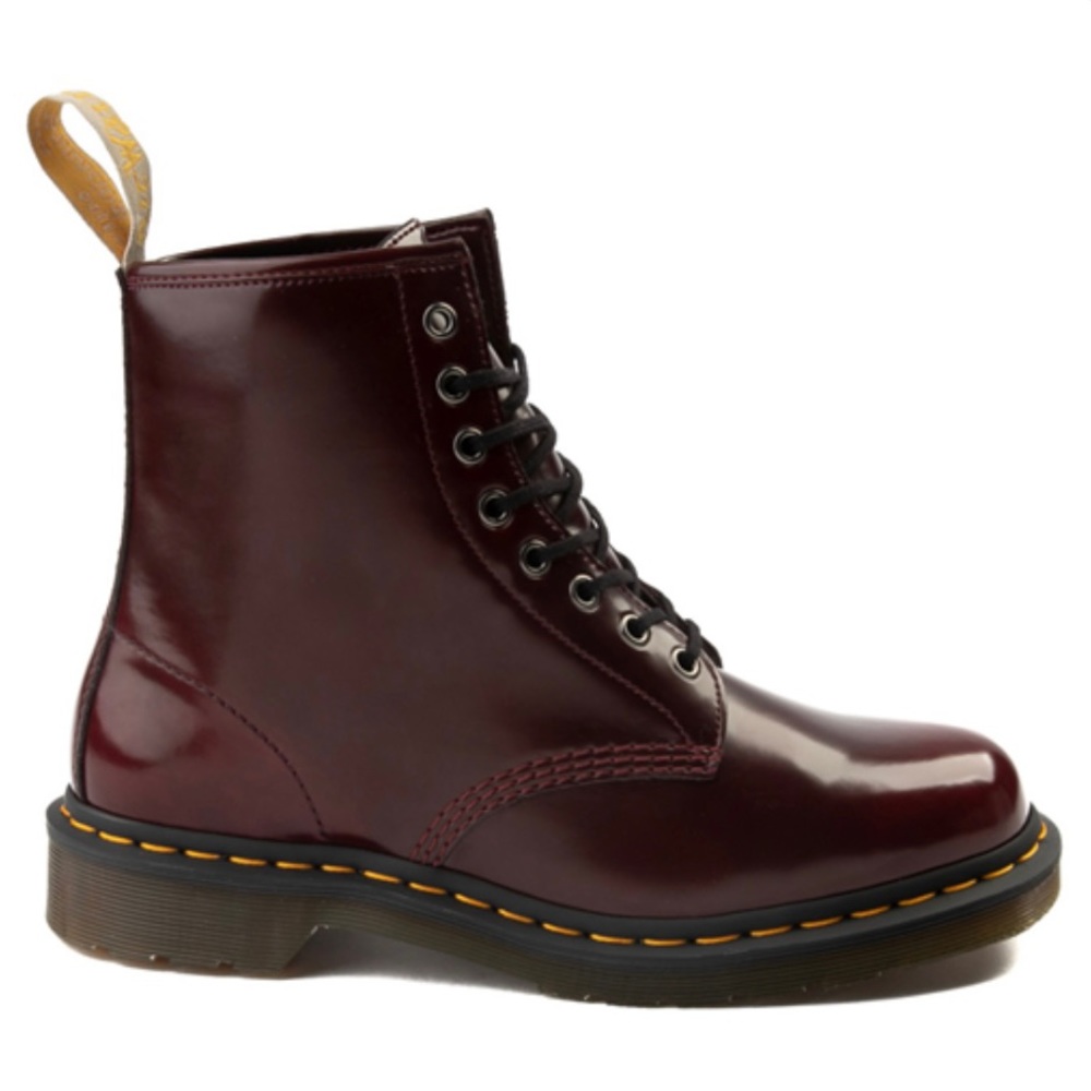 Dr. Martens 1460 8-Eye Vegan Boot - Cherry Red Size 8